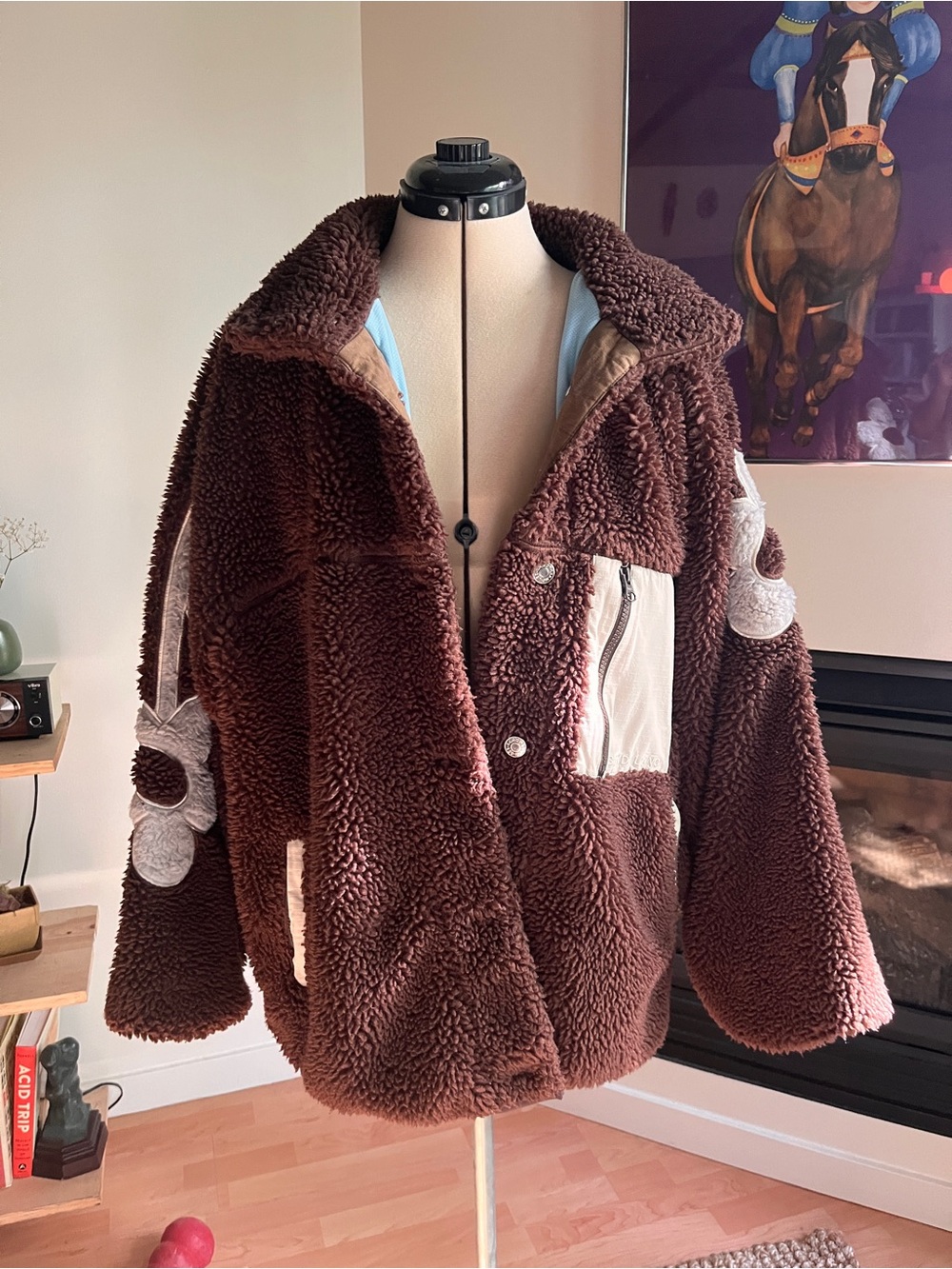 Sandy Liang Delphine Fleece Coat